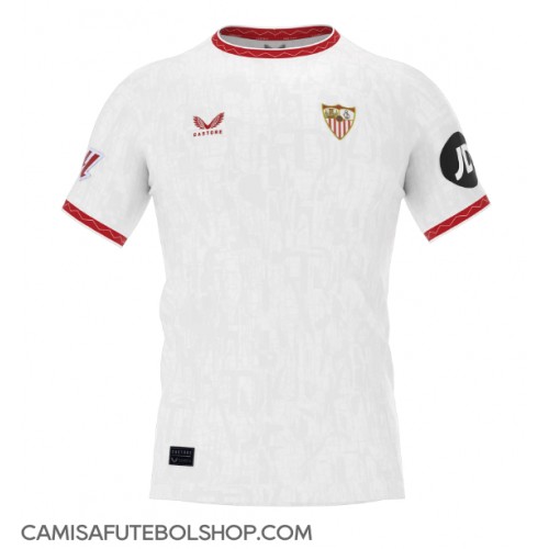 Camisa de time de futebol Sevilla Replicas 1º Equipamento 2024-25 Manga Curta